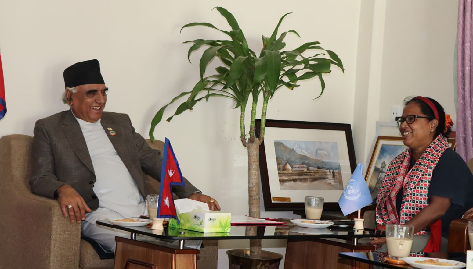 मुख्यमन्त्री पोखरेल र युएनडिपी आवासीय प्रतिनिधिबीच भेट, गरिबी निवारणका लागि सहकार्यमा जोड